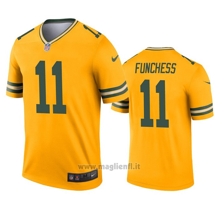 Maglia NFL Legend Green Bay Packers Devin Funchess Inverted Or